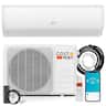 Costway - 17000 BTU Wifi Enabled Mini Split Air Conditioner & Heater Works with Alexa - White