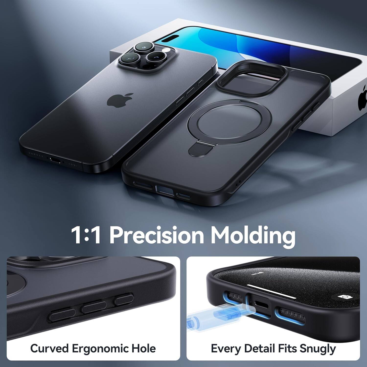 1:1 Precision Molding

Curved Ergonomic Hole

Every Detail Fits Snugly
