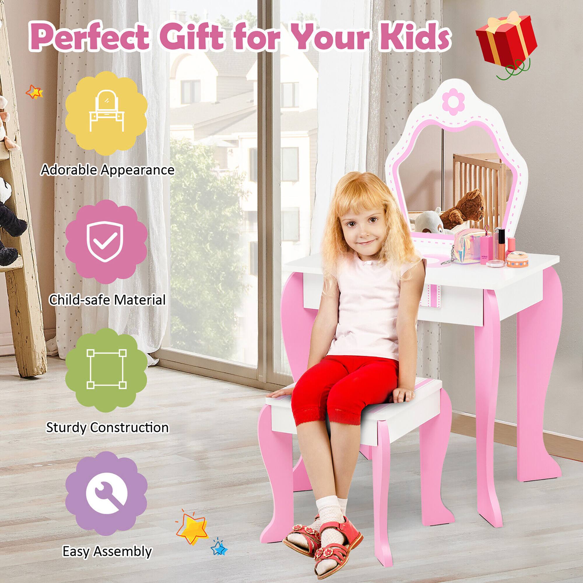 Perfect Gift for Your Kids

- Adorable Appearance
- Child-safe Material
- Sturdy Construction
- Easy Assembly