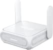 Front. ASUS - RT-BE58 Go BE3600 Dual-Band Wi-Fi 7 Travel Router - White.