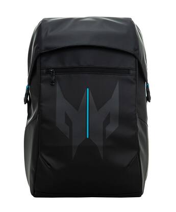 acer predator backpack for 15.6 laptop gray black Rolltop Gaming Backpack, Water Resistant Lightweight Travel Fits and Protects Up to 15.6" Gaming Laptops, Grey with Teal Accents repellent exterior Acer Predator 15 Rolltop Gaming