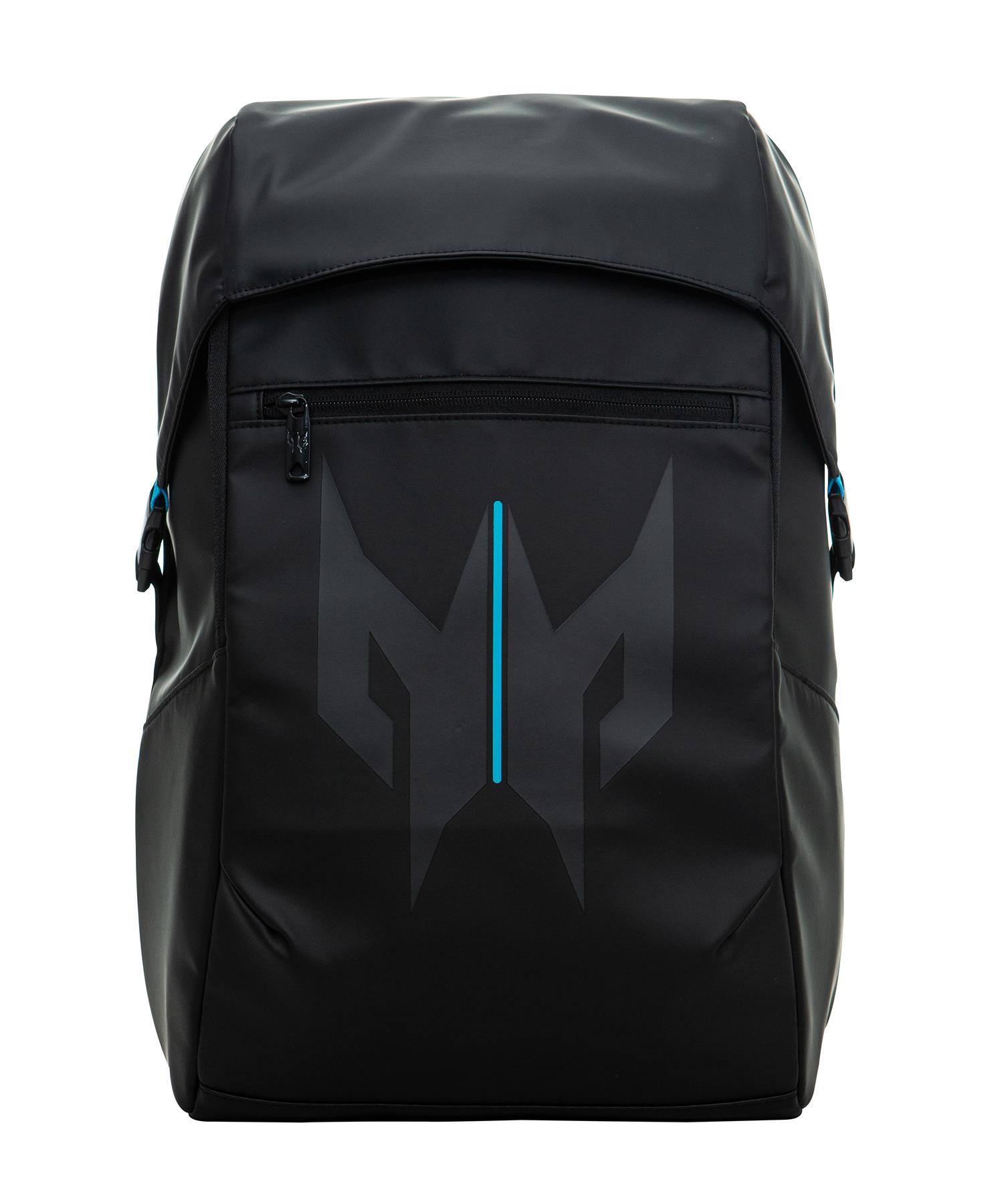 Acer - Predator Lite Backpack Fits 15.6" Laptops 1680D Ballistic Polyester Mesh Adjustable Straps Water-Resistant Zippers - Black