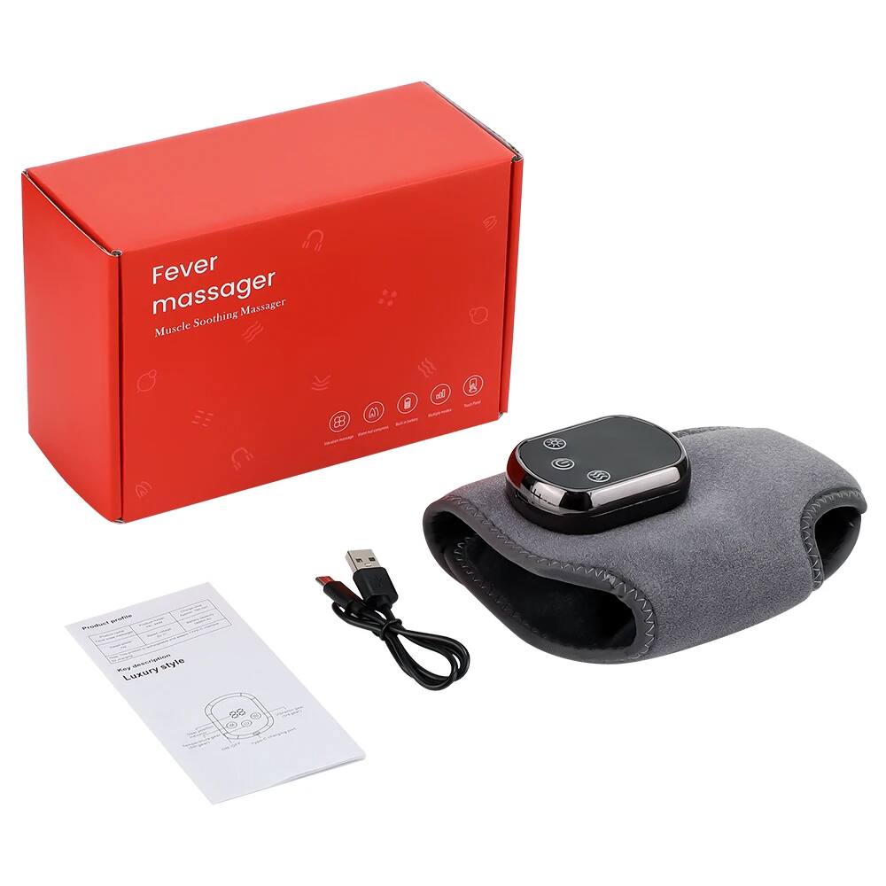 Fever massager  
Muscle Soothing Massager  

Luxury style  

Product features:  
- 4D deep tissue massage  
- 3 heat levels  
- 3 massage modes  
- USB rechargeable  
- Auto shut-off  

LuzuTY