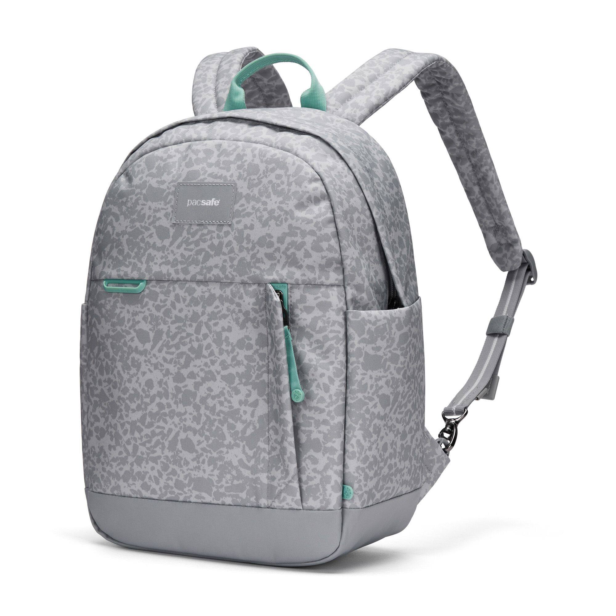 Left. Pacsafe - GO Anti Theft 15L Backpack - Meteor Ice.