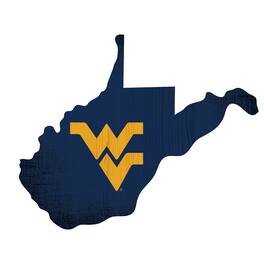 Fan Creations - West Virginia Mountaineers 12" Logo State Sign - Multicolor