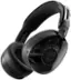 The image features a pair of black headphones with a skull design on the earpiece. The headphones are designed by the company City, Utah. The headphones are equipped with a 40mm driver, providing a high-quality audio experience. The headphones are likely intended for use with a laptop or other portable devices.