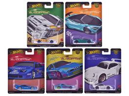 "Silhouettes" 5 piece Set "Car Culture" 2024 Series G Diecast model cars by Hot Wheels - Multicolor