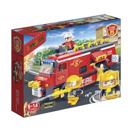 BanBao - Fire Station Building Set for Kids