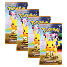 Pokémon - Pokemon 30th Celebration Set | 4 Booster Packs