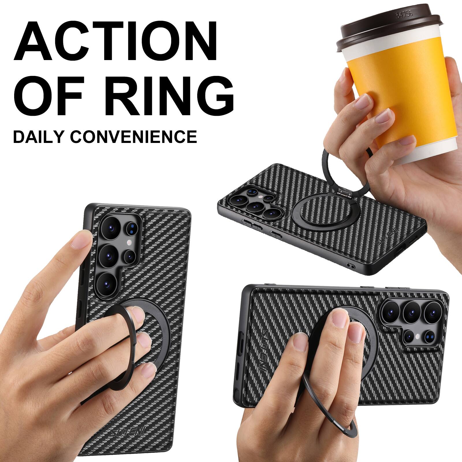ACTION OF RING  
DAILY CONVENIENCE