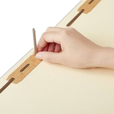 Alt View 5. Staples - Heavy Duty Reinforced Classification Folder, Letter Size, Manila, 50/Box  - Manila.