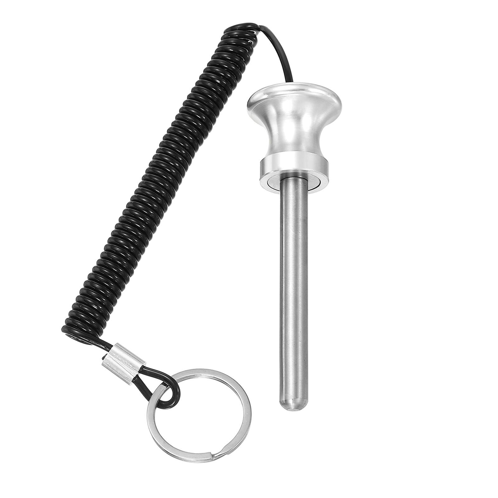 Unique Bargains - Weight Stack Pin, Gym Pin Strength Training Replacement with Pull Rope, 0.4 x 3.1 Inch for Home/Gym Machine - Silver price history on PriceWatchPro