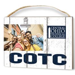 Jardine - Central Ohio Technical College 8'' x 10'' Weathered Design Clip It Frame - White