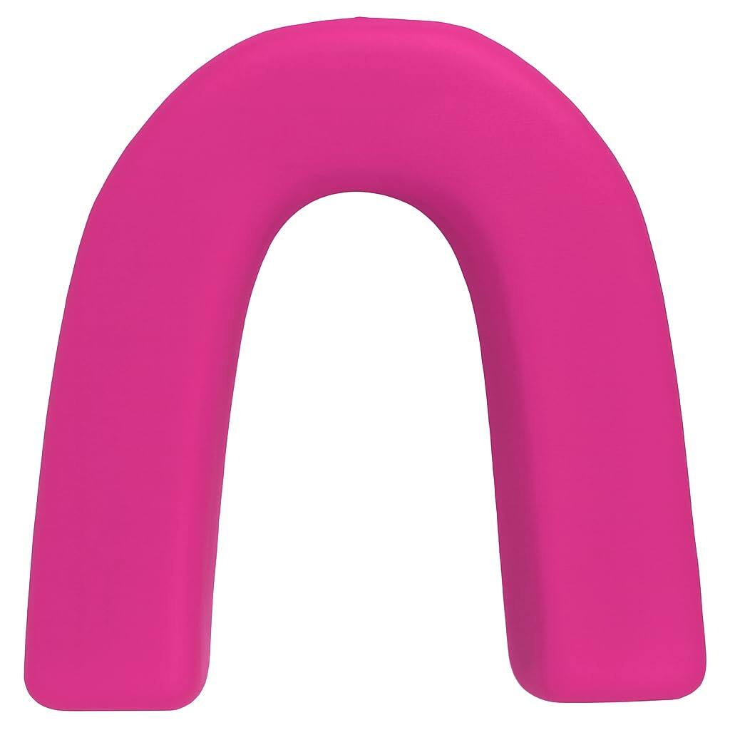 Alt View 4. Amber Sporting Goods - Breathable Boil & Bite MMA Mouth Guard for Boxing & Wrestling, Super Tough Combat Mouthpiece – Pink - Pink.