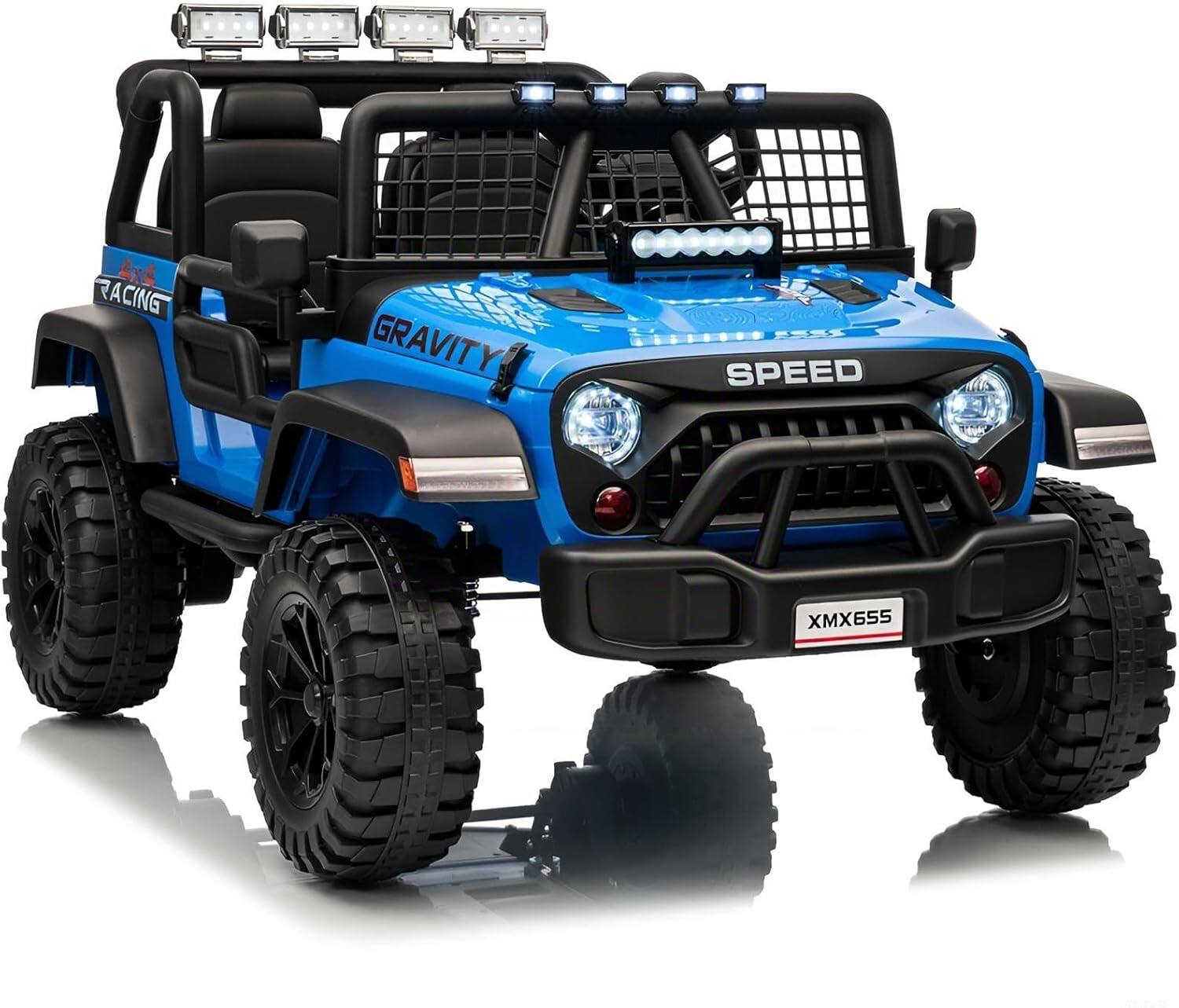 Electrodes Masters - 24V 2 Seater Kids Electric Truck with Parent Remote Control, 4WD Ride on Car for Toddlers & Kids 4-8, 100Min Battery price history on PriceWatchPro