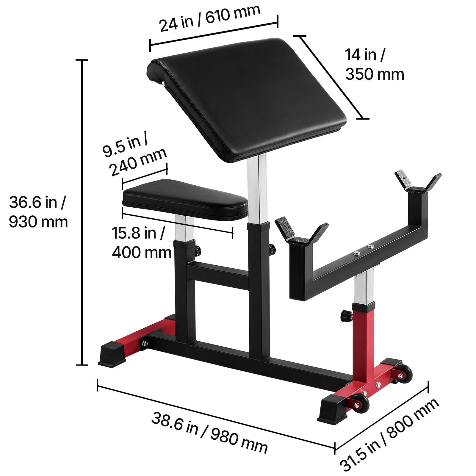 - 24 in / 610 mm
- 14 in / 350 mm
- 36.6 in / 930 mm
- 9.5 in / 240 mm
- 15.8 in / 400 mm
- 38.6 in / 980 mm
- 31.5 in / 800 mm