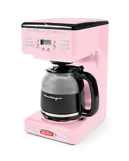 Nostalgia - Retro 12-Cup Coffee Maker - Pink