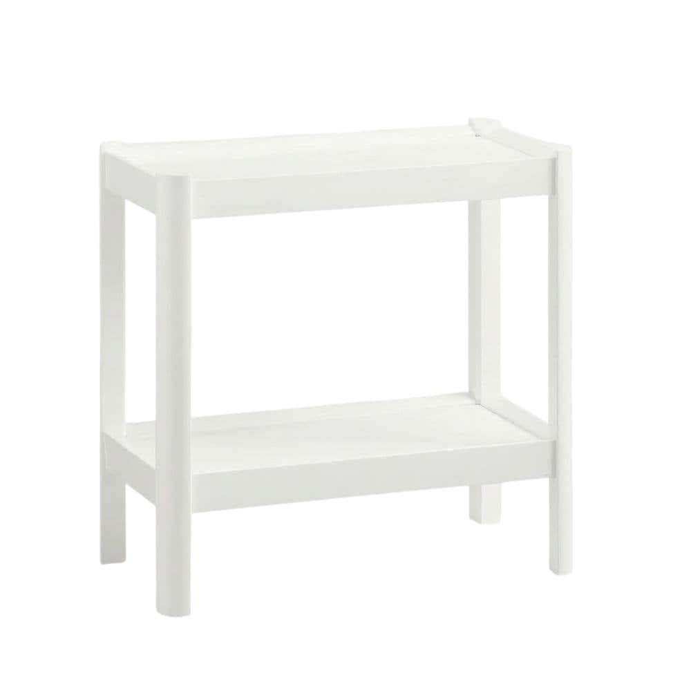 FurniFact - Nightstand, Modern, Transitional Styles, Sleek Design, for Bedroom - White