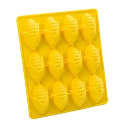 MOBI - 12 Pigs in a Blanket Silicone Snack Mold, Mini Corn Dogs - Yellow