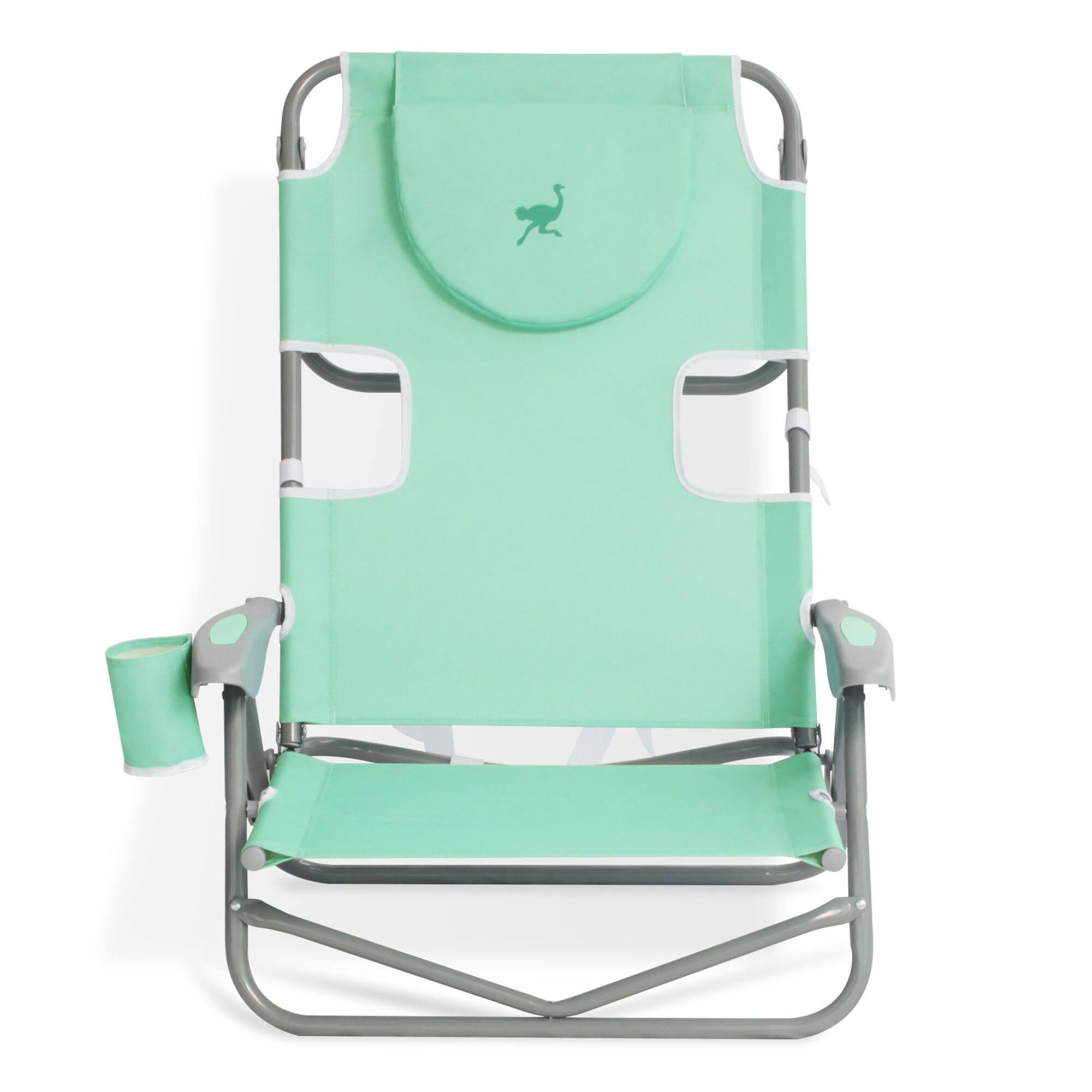 Alt View 2. Ostrich - Ostrich On Your Back Folding Reclining Outdoor Camping Lawn Chair, Teal (2 Pack) - Teal.