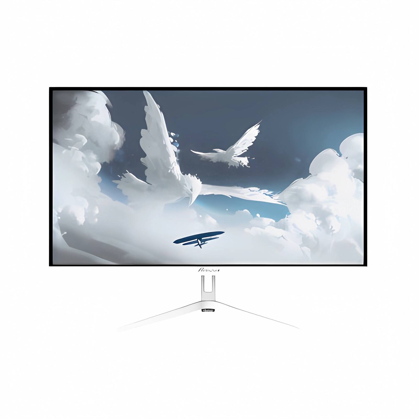 Alt View 2. Arozzi - Arozzi – Nova 27" IPS QHD 180Hz Gaming Monitor – White - White.
