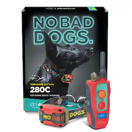 Dogtra - Tom Davis 280C E-Collar - Boost & Lock, Waterproof, 1/2-Mile Range - Red/Teal