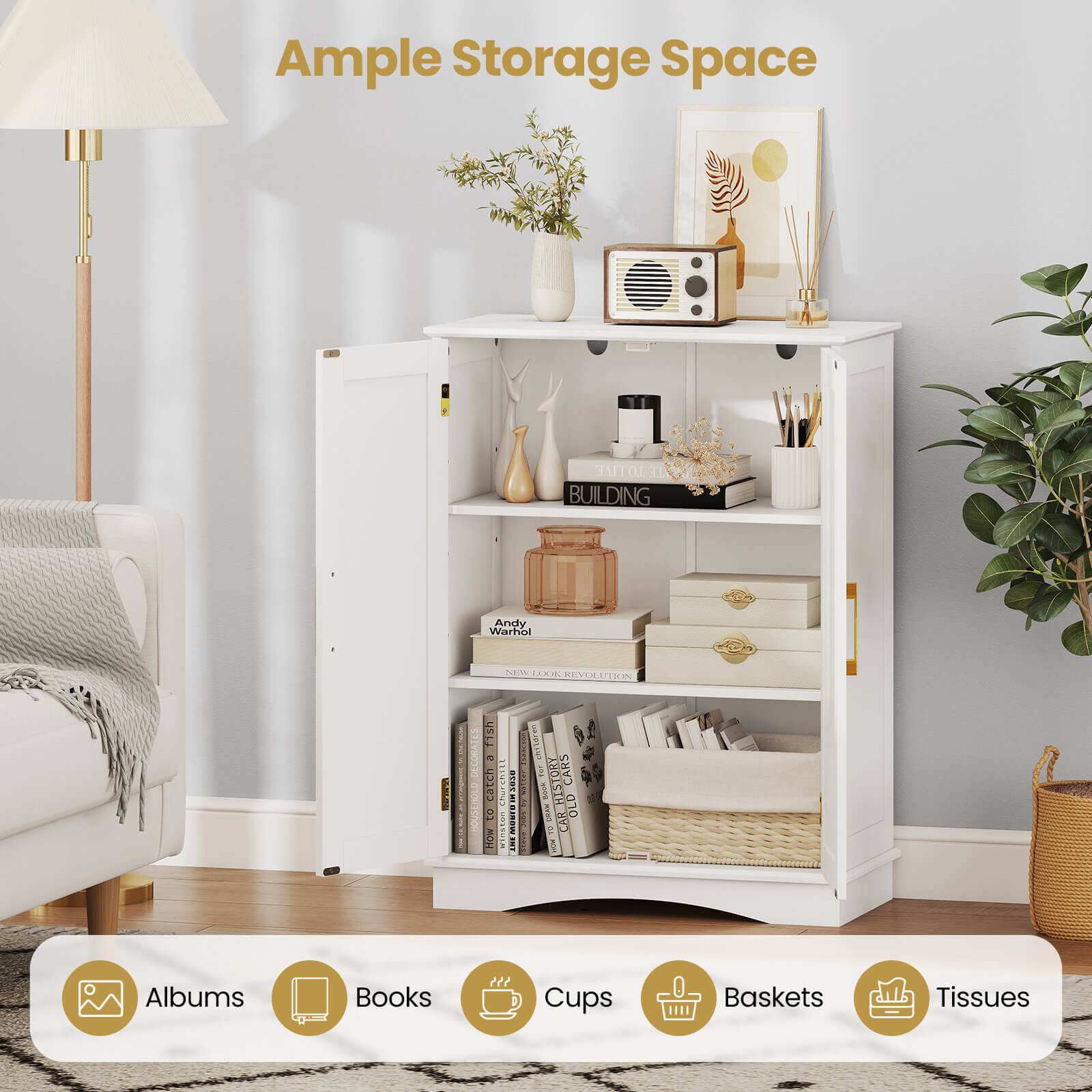 Ample Storage Space

Albums Books Cups Baskets Tissues