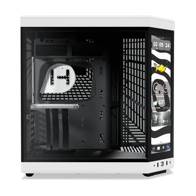 HYTE Y70 Touch Infinite Mid Tower Aesthetic Gaming PC Case with HYTE Y70 Touch Infinite Mid Tower Aesthetic Gaming PC Case with
