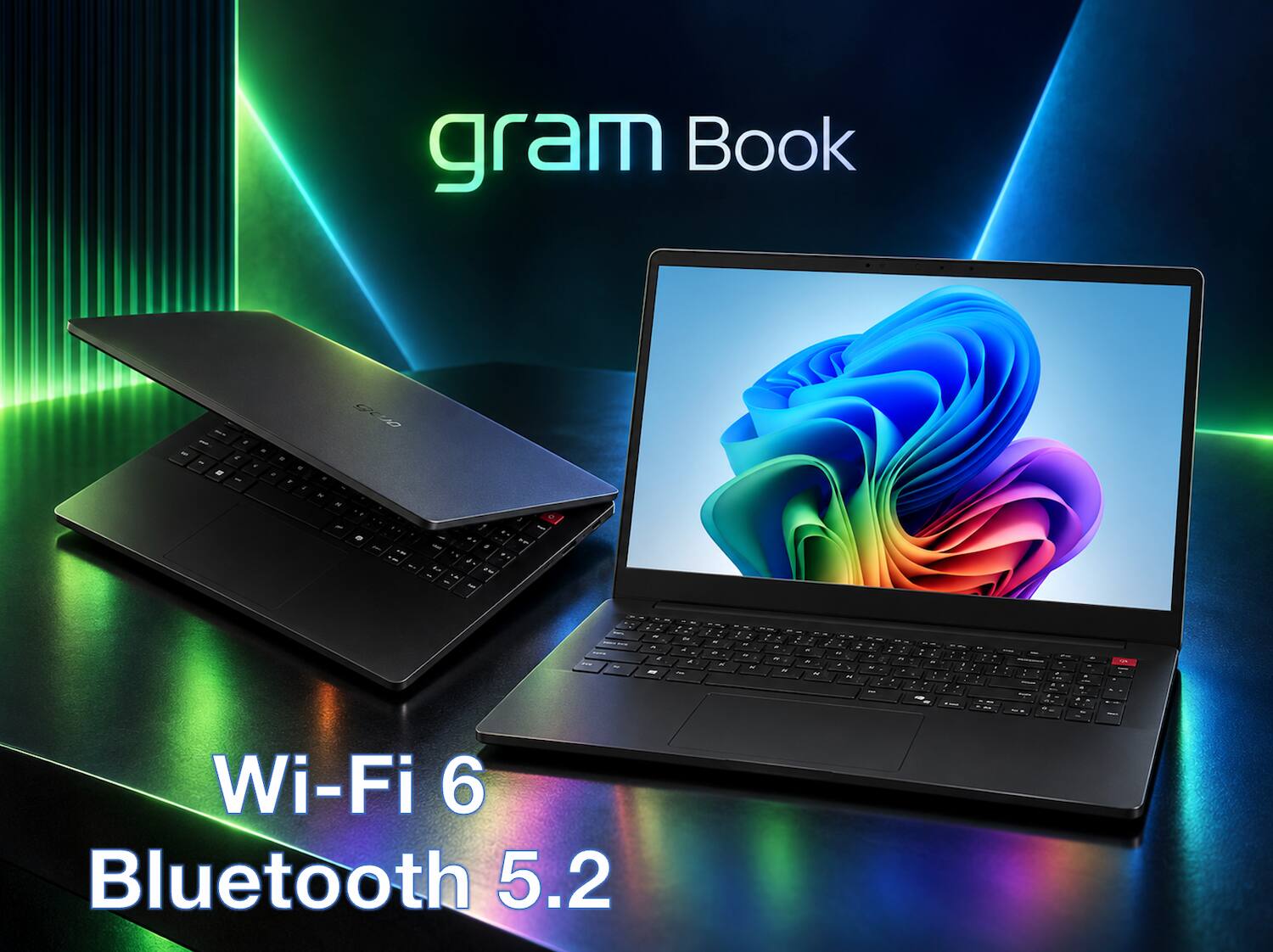 gram Book

Wi-Fi 6 Bluetooth 5.2