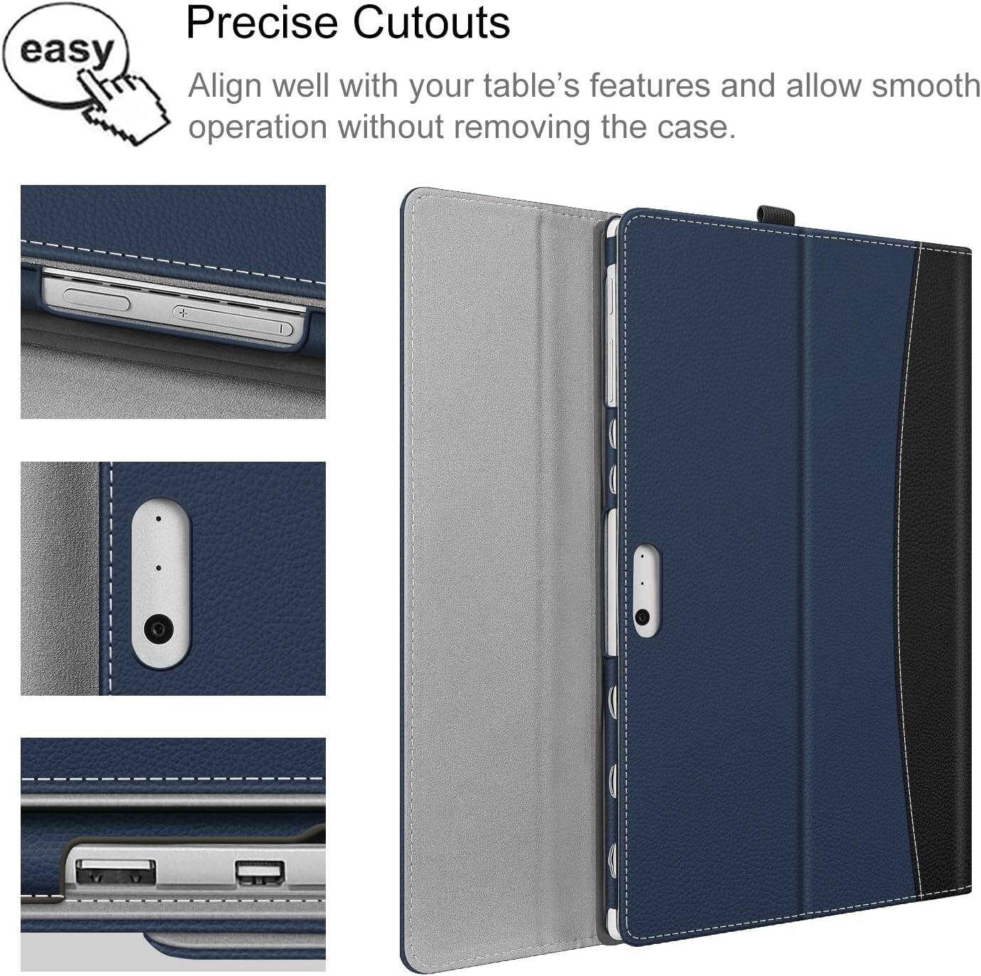 Precise Cutouts  
Align well with your tablet's features and allow smooth operation without removing the case.