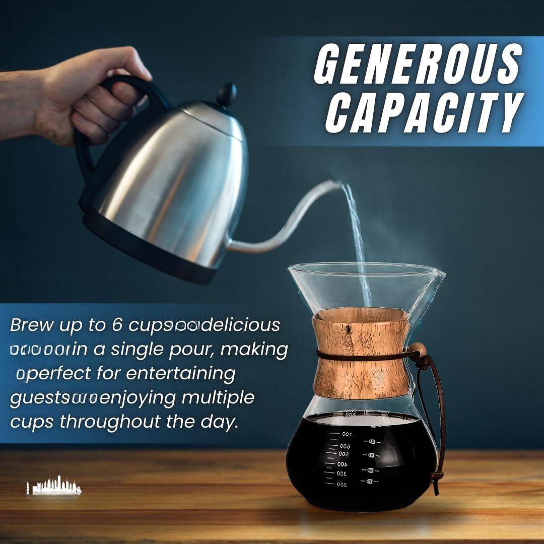 GENEROUS CAPACITY

Brew up to 6 cups of delicious coffee in a single pour, making it perfect for entertaining guests who enjoy multiple cups throughout the day.