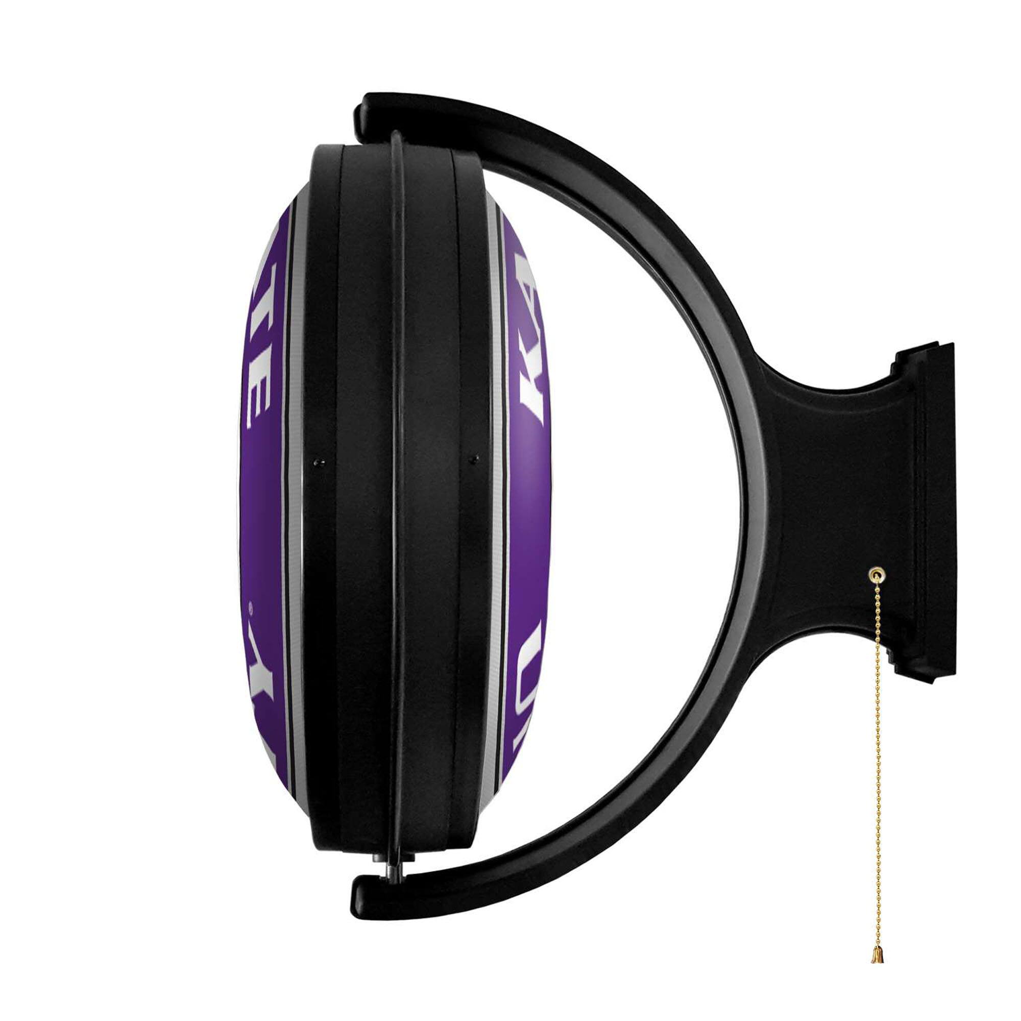 Alt View 2. The Fan-Brand - Kansas State Wildcats Team Logo 21'' x 23'' Rotating Lighted Wall Sign - Multicolor.