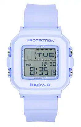 Casio - Baby-G Plus Digital Plastic Strap Quartz BGD-10KH-2B 100M Women's Watch With Special Holder - Blue