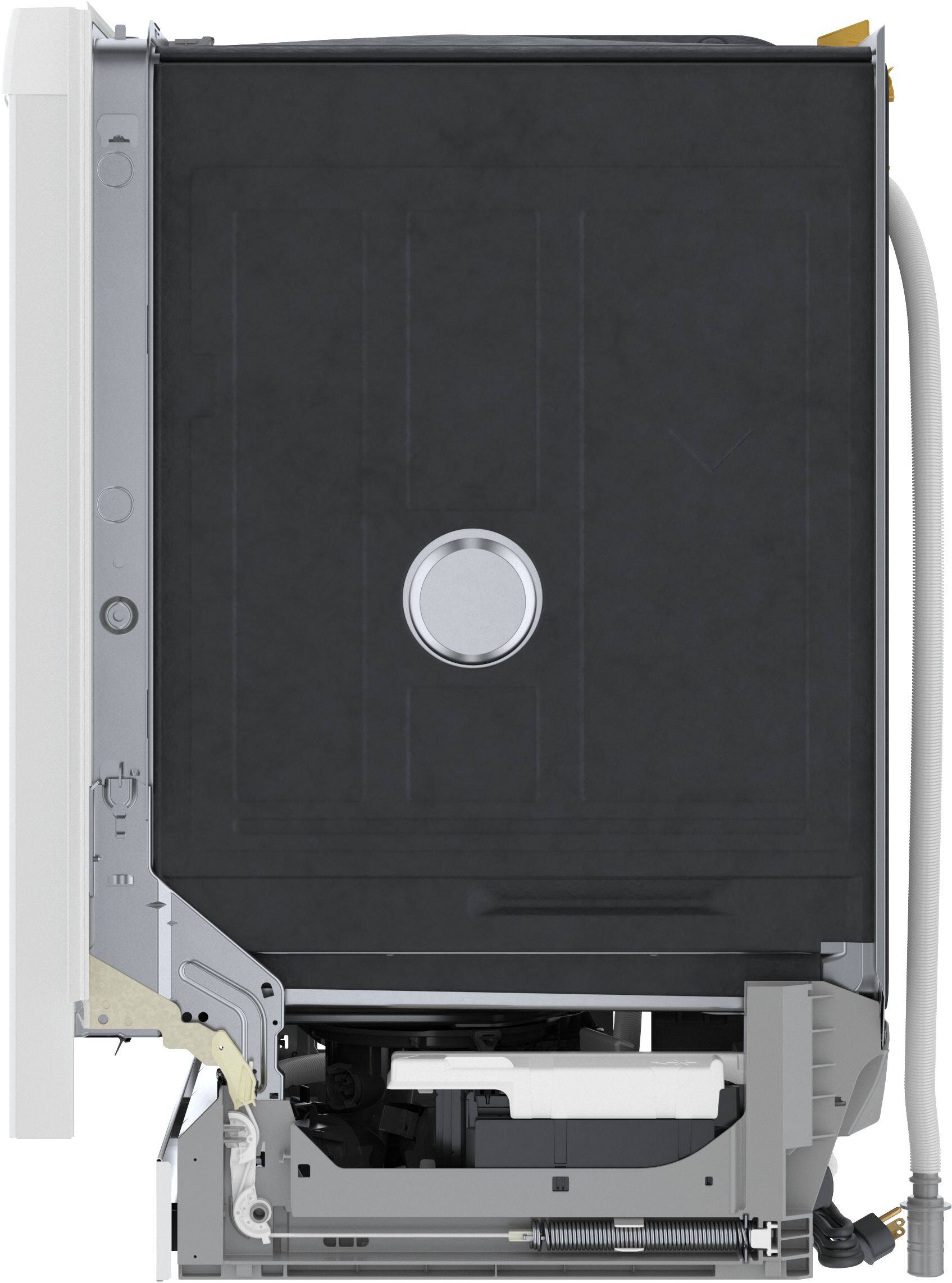 Alt View 16. Bosch - 300 Series 24" Top Control Smart Built-In Stainless Steel Tub Dishwasher with 3rd Rack, 46 dBA - White.