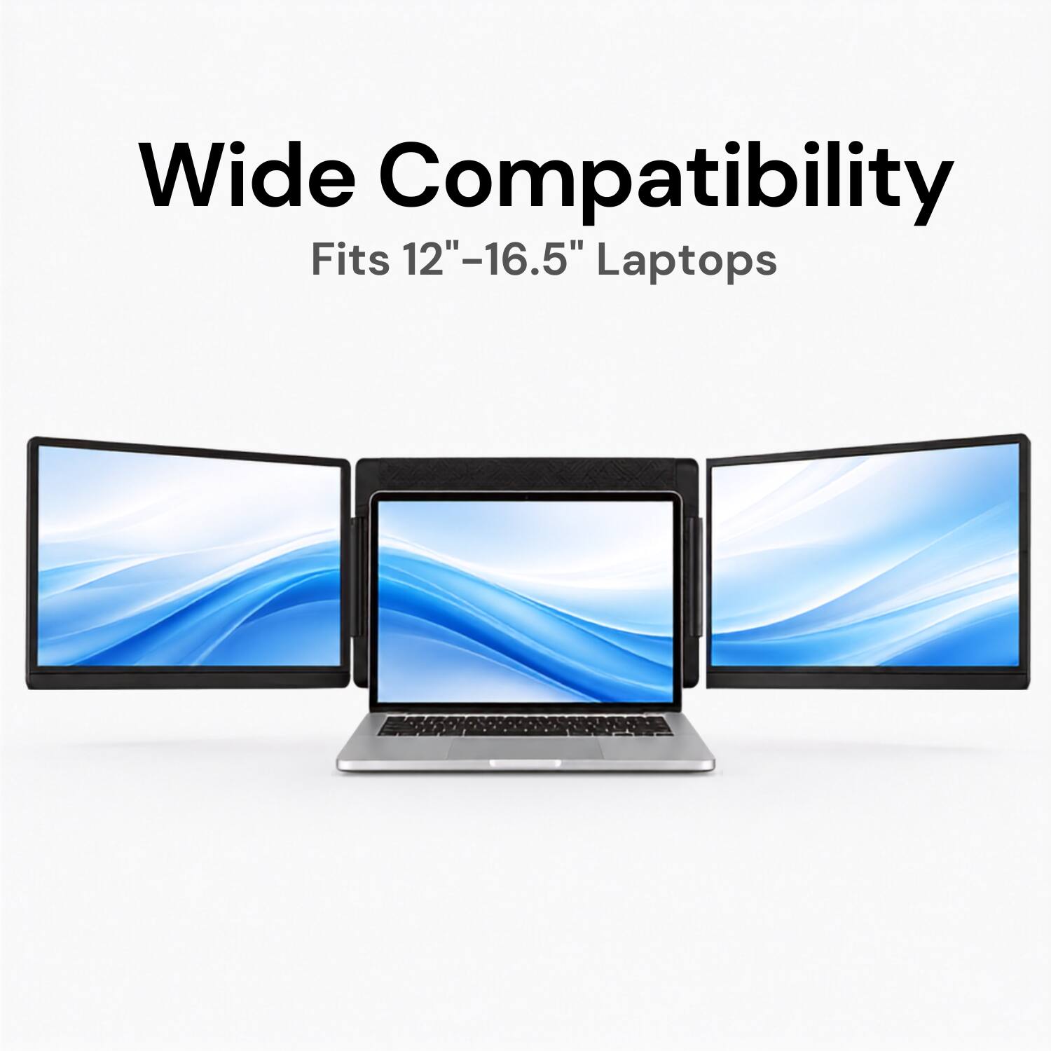 Wide Compatibility  
Fits 12"-16.5" Laptops