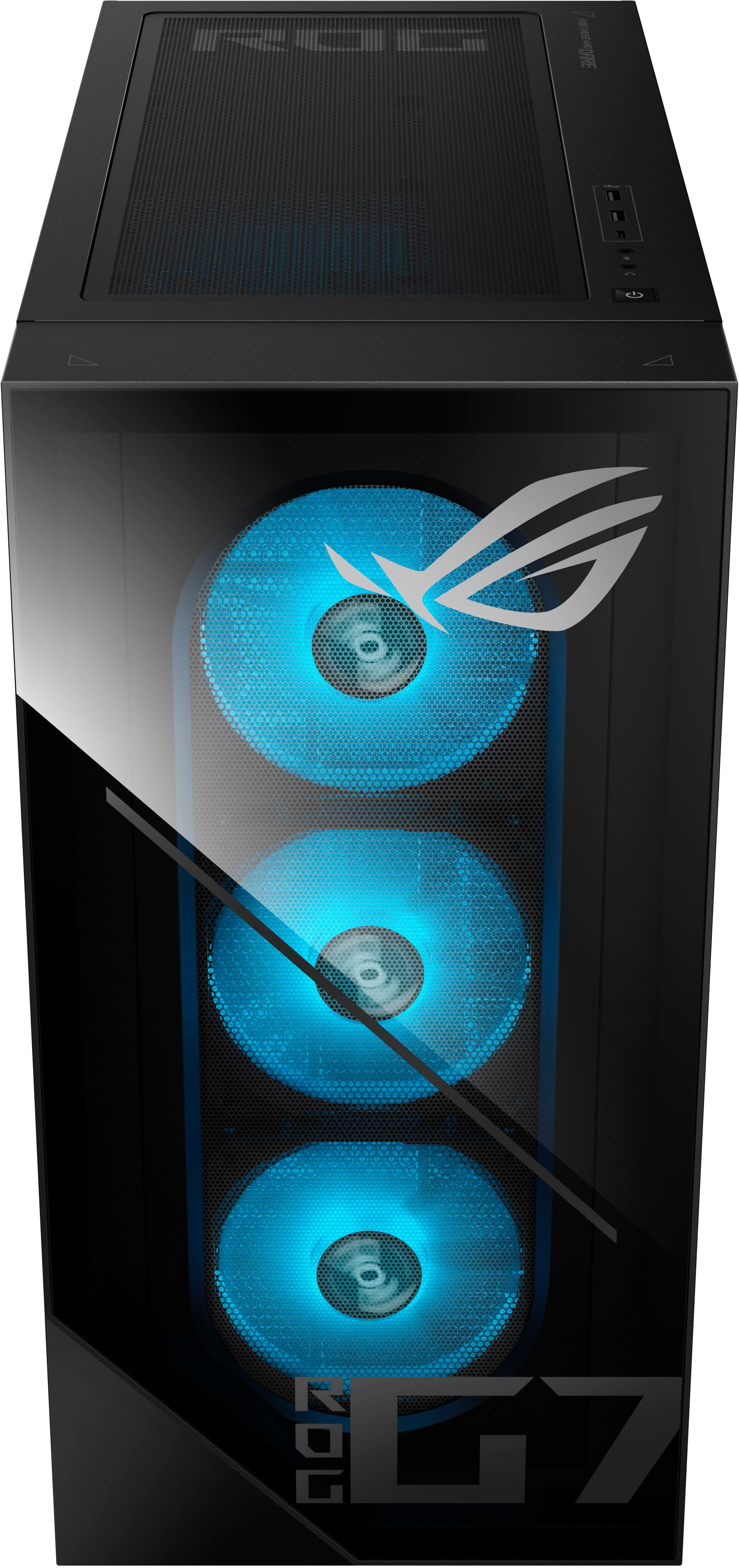 Alt View 16. ASUS - ROG G700 Gaming Desktop - Intel Core Ultra 7 265KF - 32GB Memory - NVIDIA GeForce RTX 5080 16GB - 2TB SSD - Black.