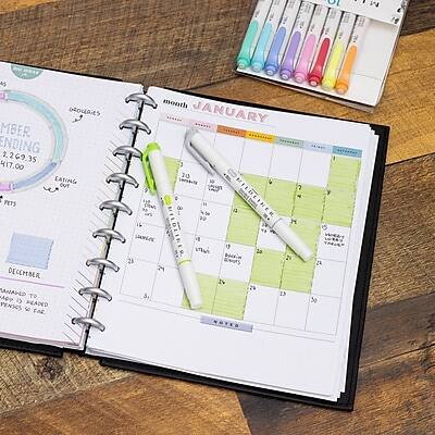 Sure, here is the corrected and grouped text:

**December Ending**
- Total: $2,269.35
- Groceries: $417.00
- Eating Out: $269.35
- Penses: $269.35

**December**
- Awarded to: [Name]
- Reason: [Reason]
- Amount: $25.00

**January**
- [Various entries and notes on the calendar]

**Other Notes**
- [Additional notes and reminders on the page]