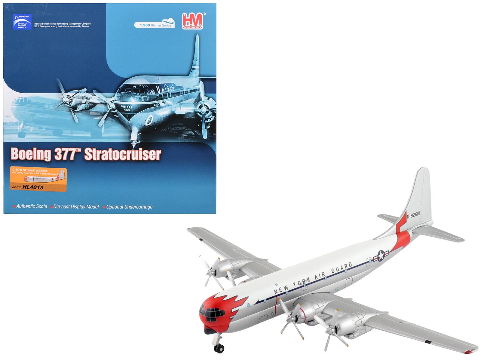 "Boeing 377 C-97A Stratofreighter Transport Aircraft ""NY Air National Guard"" US Air Force 1/200 Model by Hobby Master" price history on PriceWatchPro