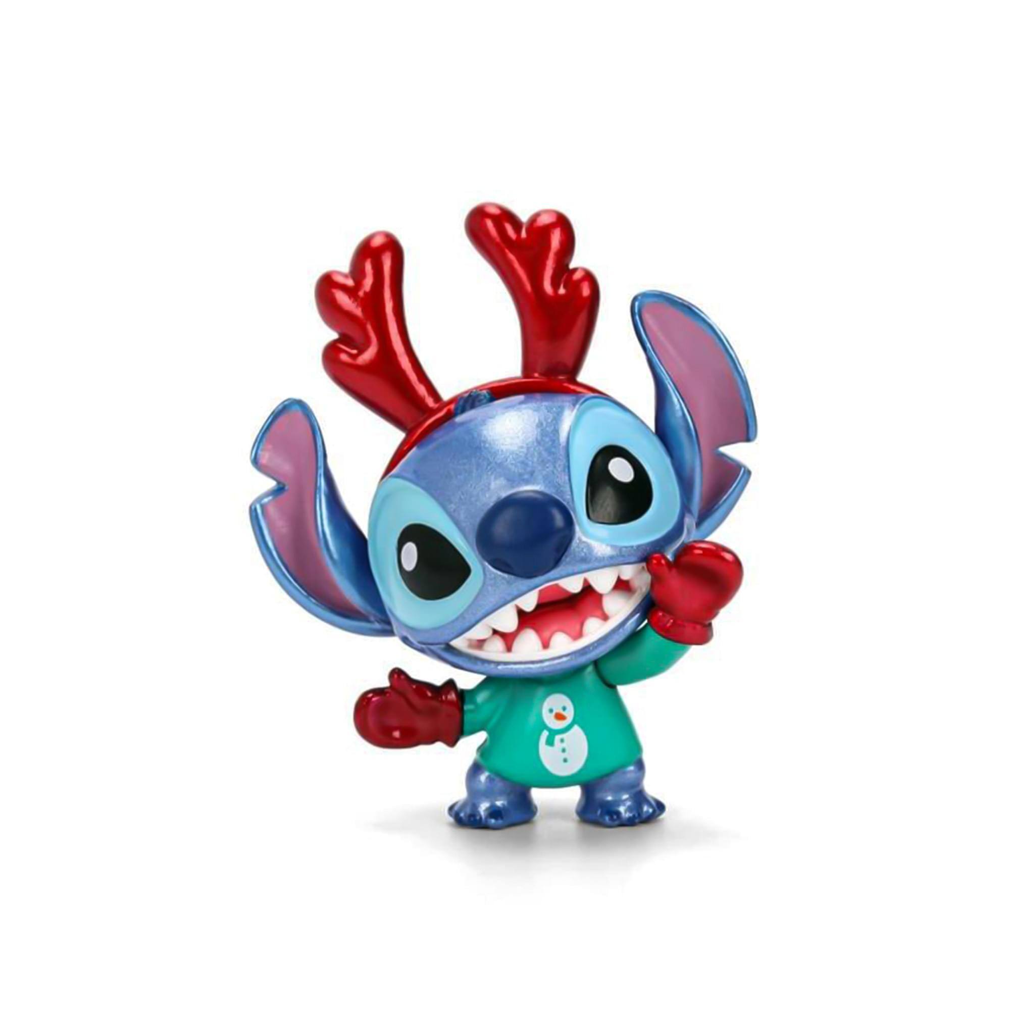 Alt View 4. Jada Toys - Disney Stitch Holiday 2.5 Inch MetalFigs 4-Pack - Multi-Colored.