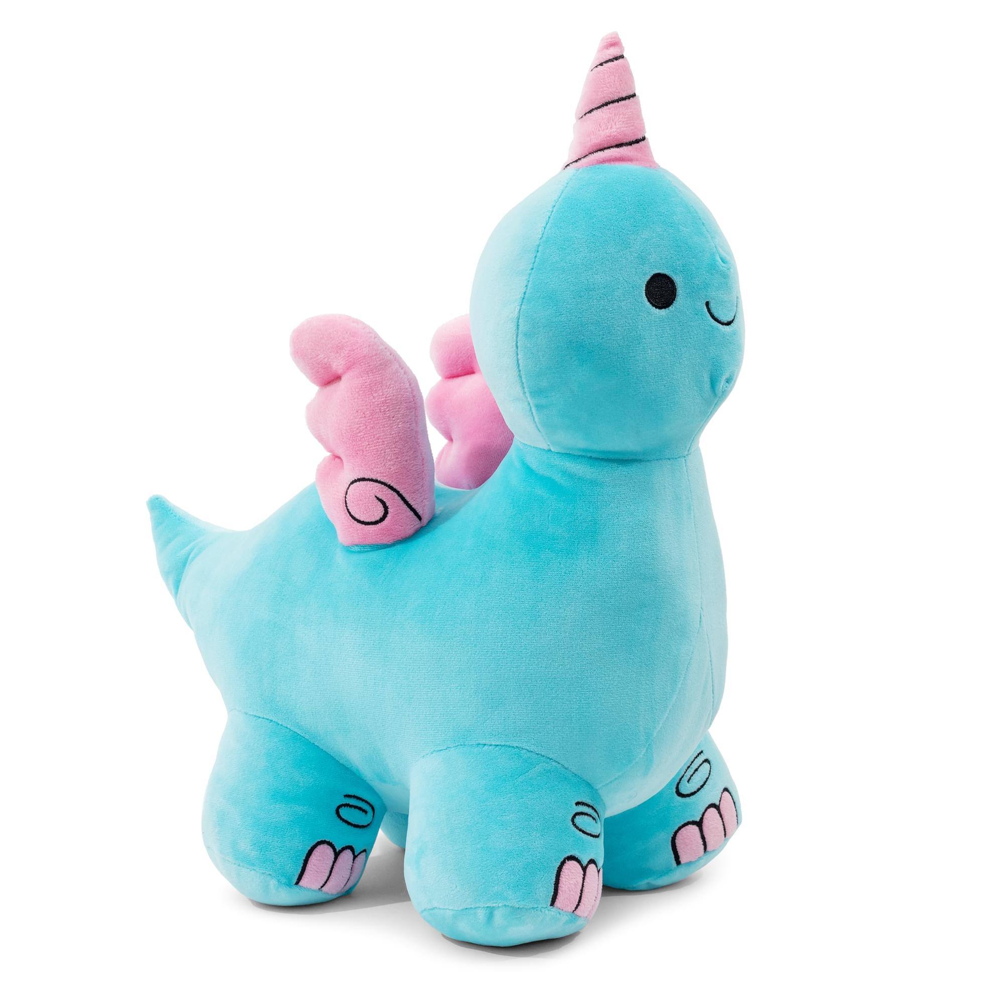Alt View 1. Golden Bell Studios - Pretending to Grownup Unipegasaurus 12-Inch Collector Plush - Blue.