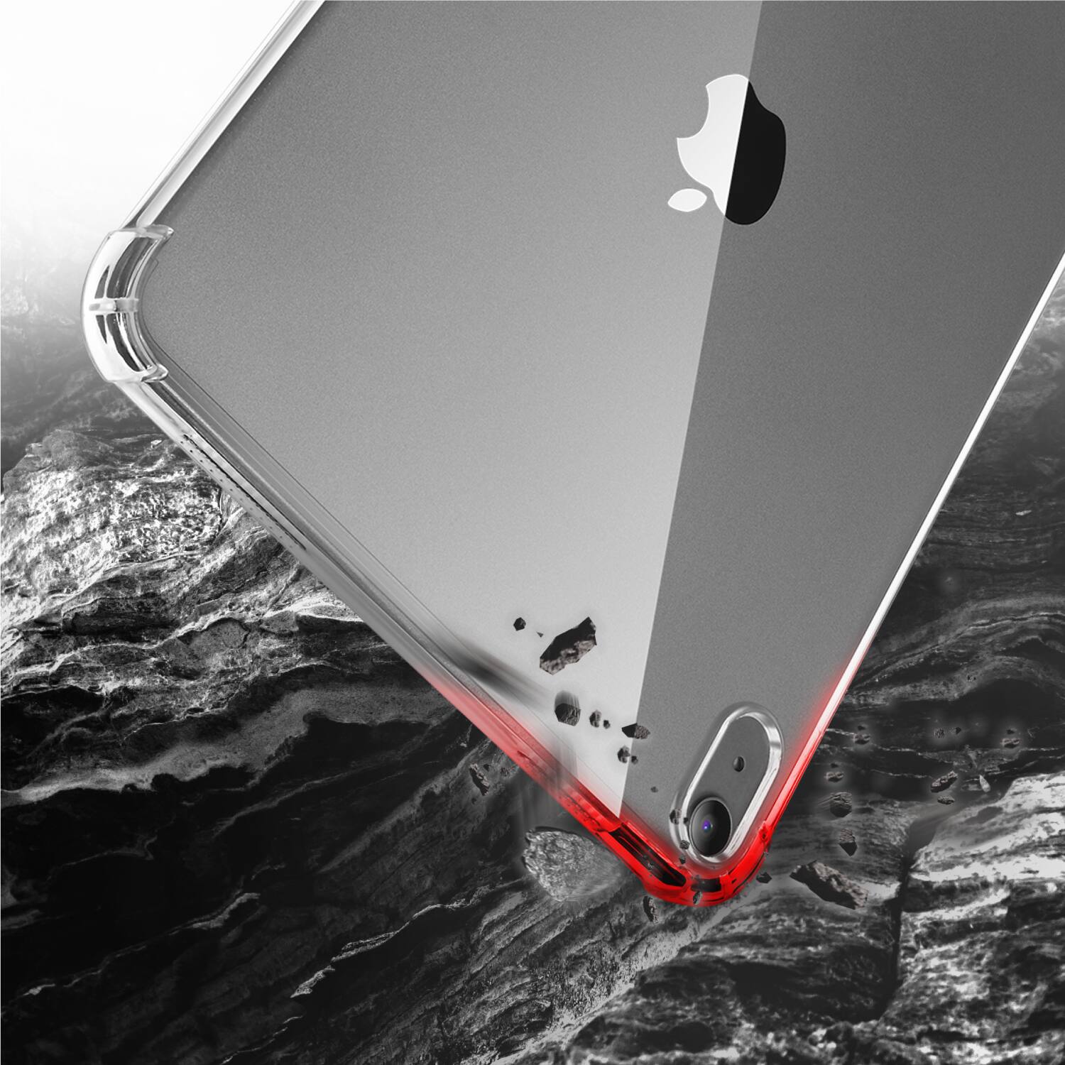 Left. Vena - For Apple iPad A16 Case, iPad A16 10th/11th Case, TPU Crystal Clear Slim and Light, Cover for iPad A16 10.9" Clear - Clear.