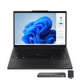 Lenovo - ThinkPad T14 Gen 5 14" Touchscreen Notebook,Intel Ultra 7 165U,32GB RAM,1TB SSD+1TB Dock Set,Win 11 Pro - Black