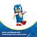 1 - Sonic minifigure with mischievous face decoration
