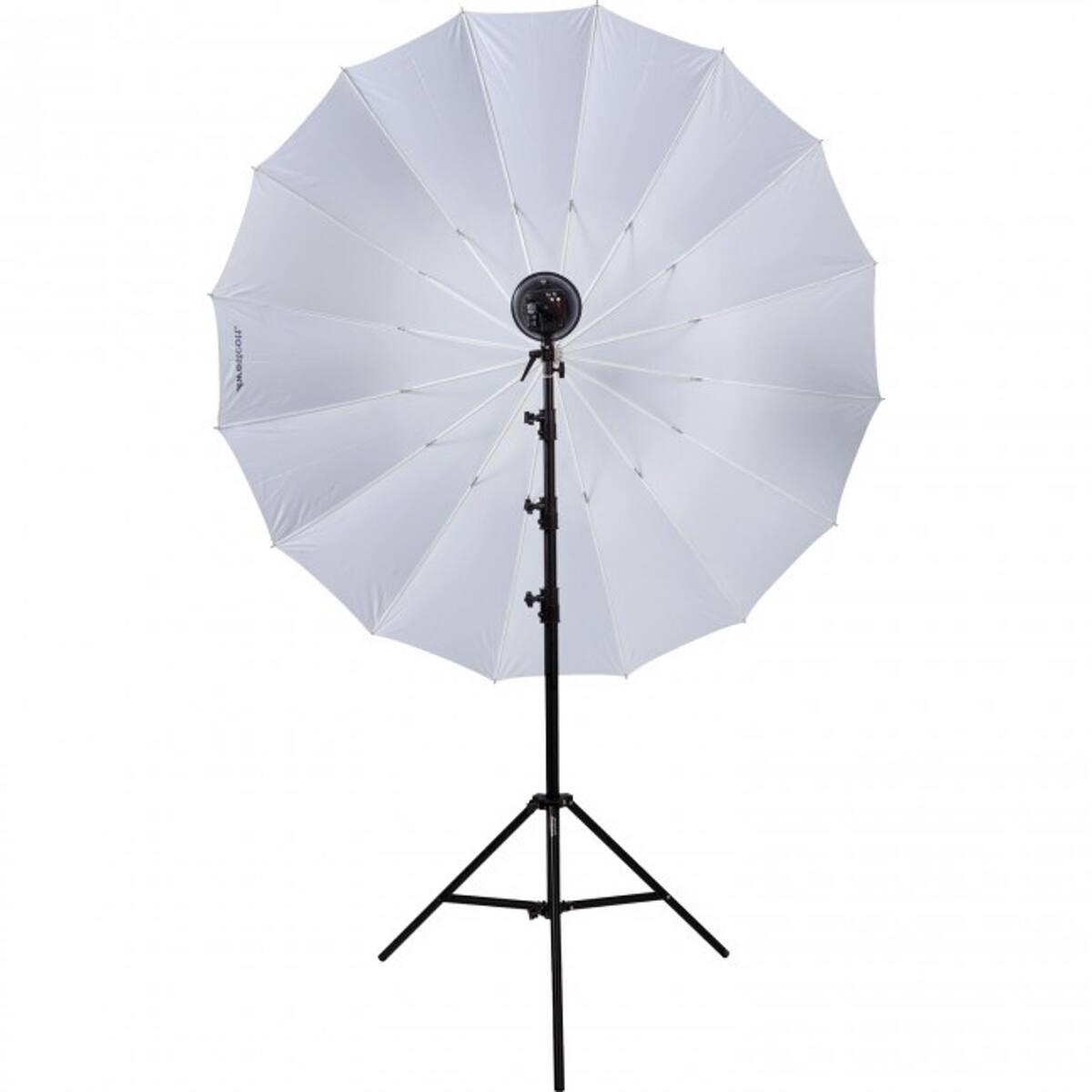 Alt View 3. Westcott - Westcott 7' White Diffusion Parabolic Umbrella.
