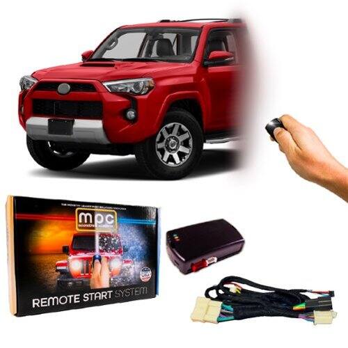 MPC - Remote Start Kit For Toyota 4Runner 2010-2019 | Plug and Play | Lock 3X to Start - Black