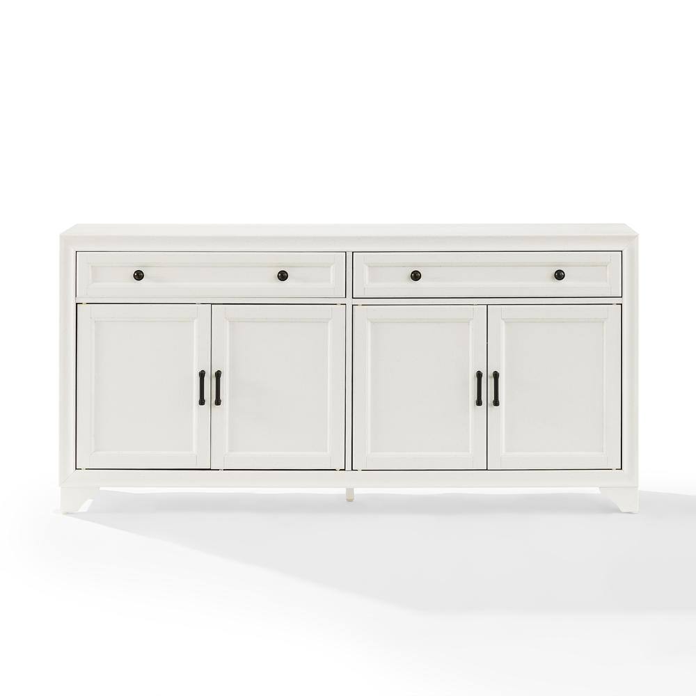 Alt View 2. Crosley Furniture - Tara Sideboard - Distressed White.