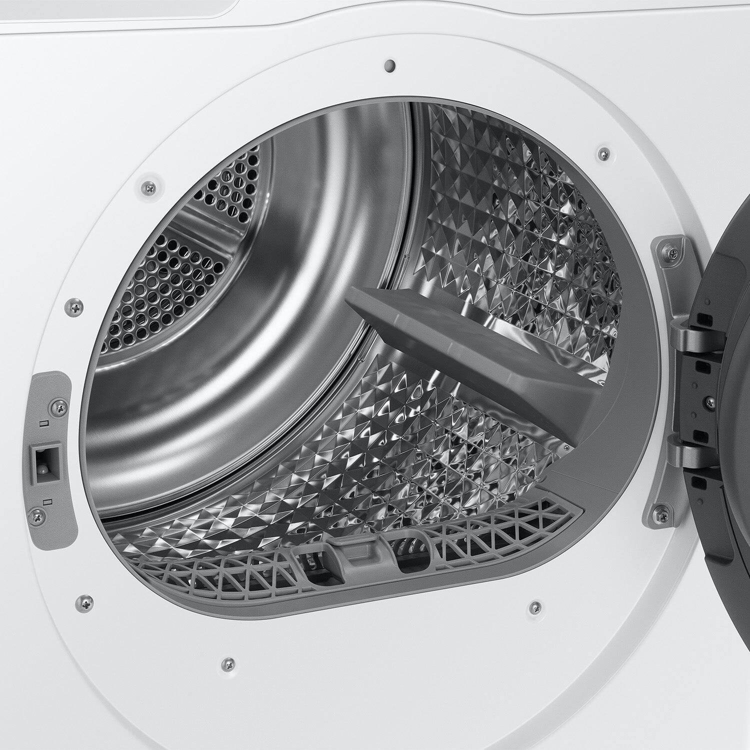 Alt View 19. Samsung - 4.0 cu. ft. Heat Pump Dryer with AI Smart Dial and Wi-Fi Connectivity - White.