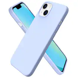 Ornarto - Compatible with iPhone 13 Case 6.1", Slim Liquid Silicone 3 Layers Full Covered Cover - Baby Blue