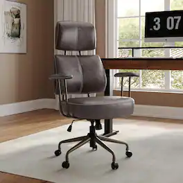 Eureka Ergonomic - Mid Century Modern Office Chair High Back - Gray