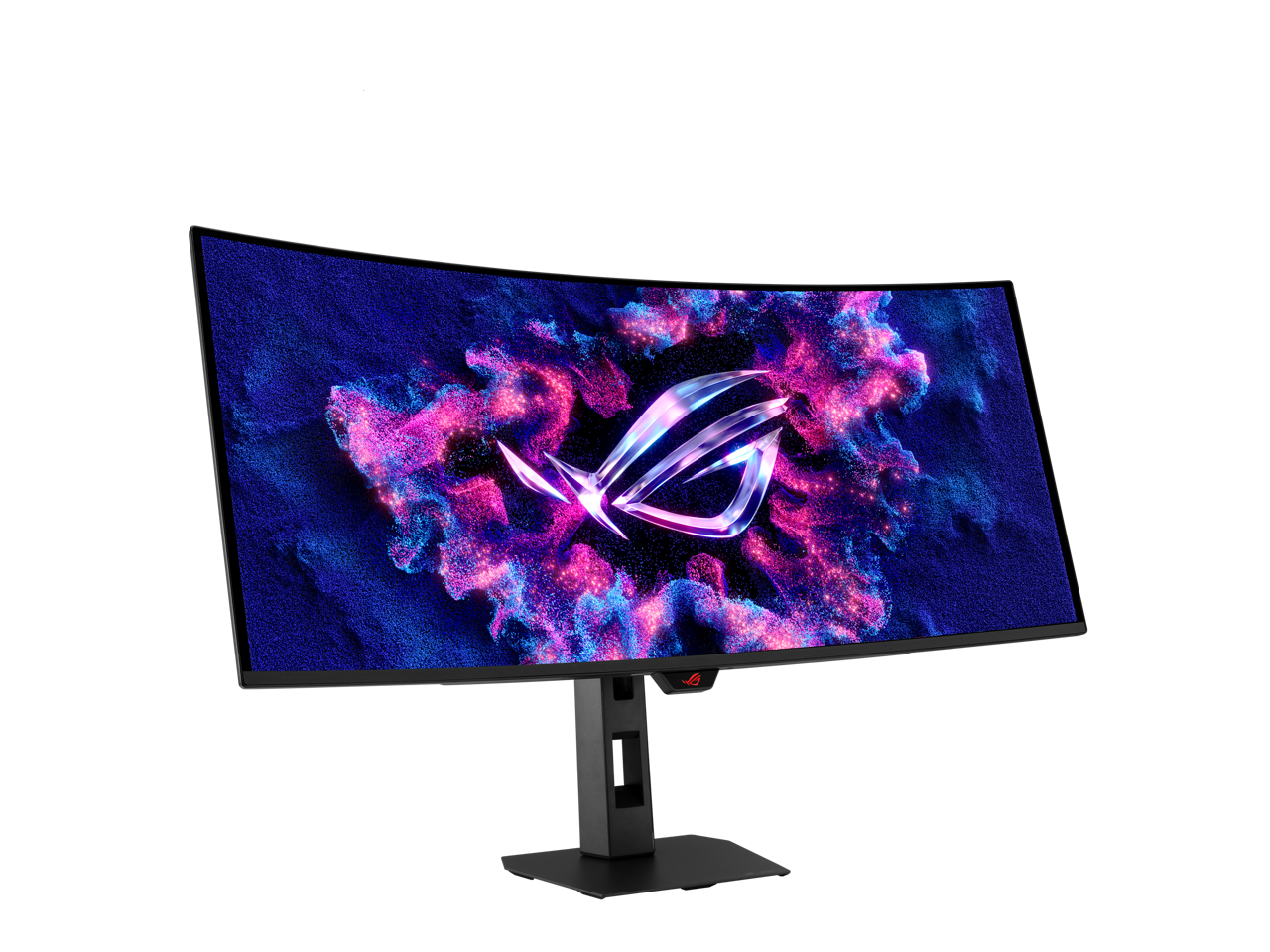 Alt View 2. ASUS - ASUS ROG Strix 34" QHD 2K 1440p 280Hz G-Sync HDR500 0.03ms USB-C OLED Curved Gaming Monitor XG34WCDMS - Black.